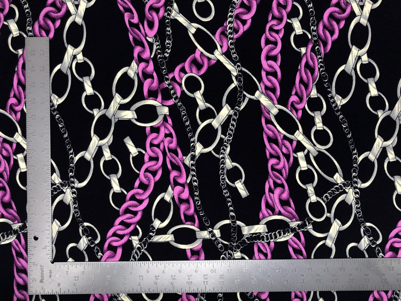 1 Yard Liverpool Knit Geometric Print Fabric for Dresses, Skirts, Tops, and Headwraps 58-60 Inch